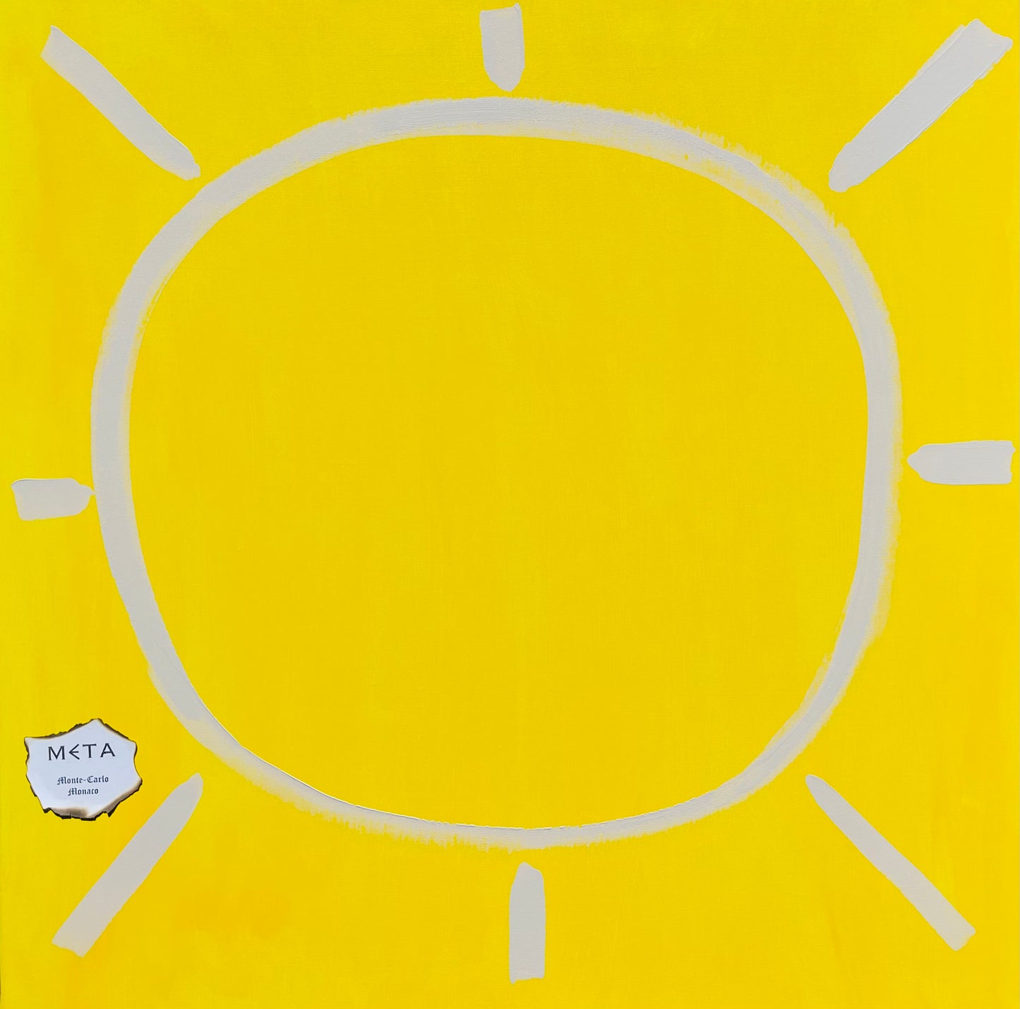 Sunshine Painting, 80x80cm