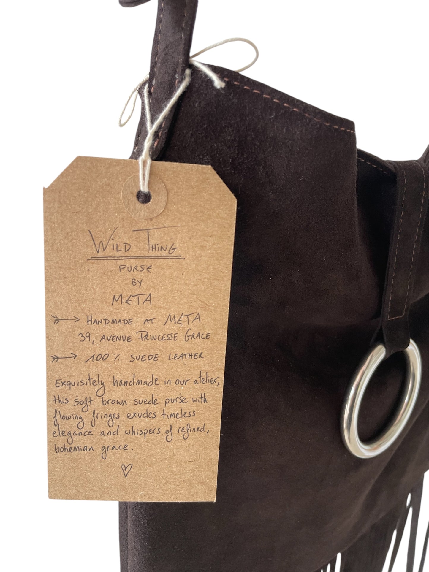 Wild Thing Suede Leather Purse