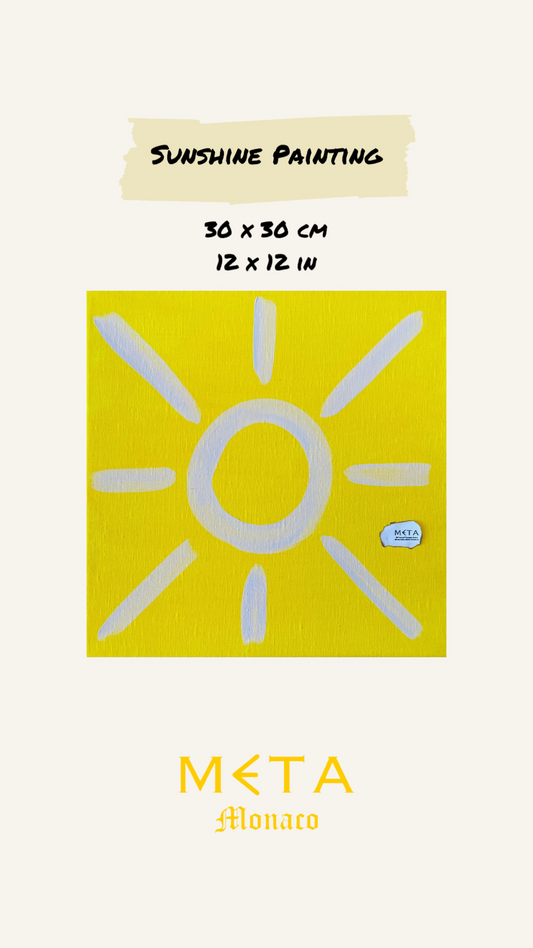 Sunshine Painting, 30x30cm