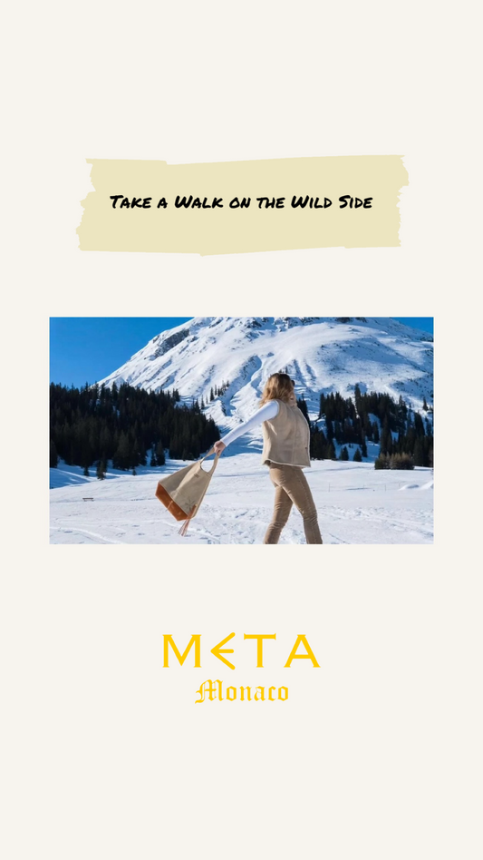Take a Walk on the Wild Side Suede Leather Bag