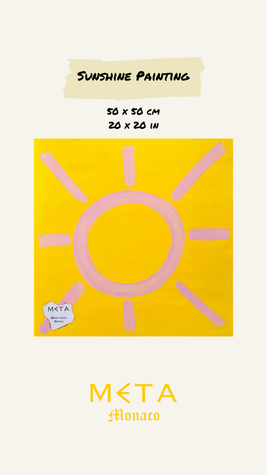 Sunshine Painting, 50x50cm