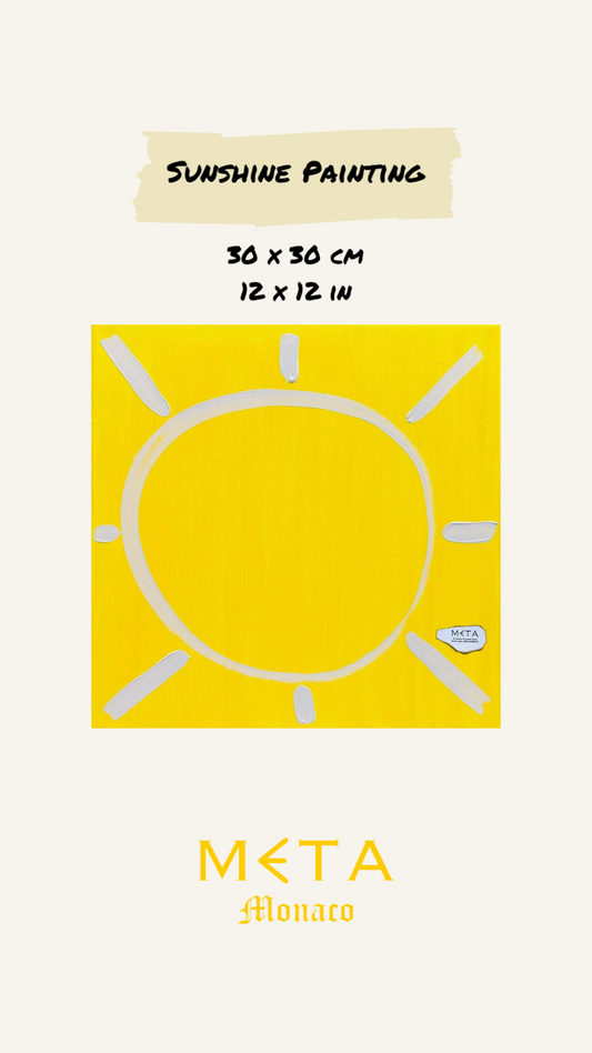 Sunshine Painting, 30x30cm