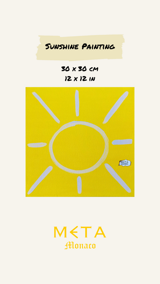 Sunshine Painting, 30x30cm