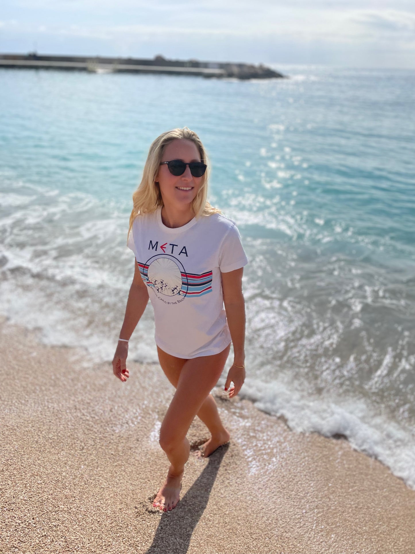 T-Shirt META in Monte-Carlo by the beach