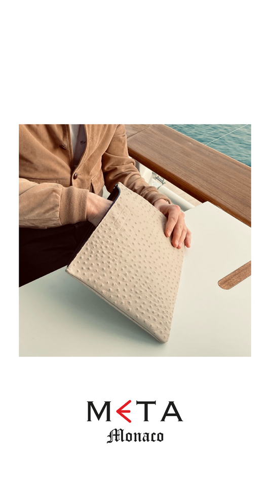 Document Holder Leather Pouch, Medium