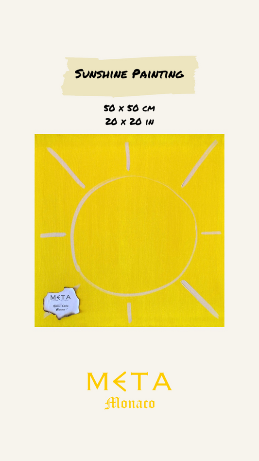 Sunshine Painting, 50x50cm