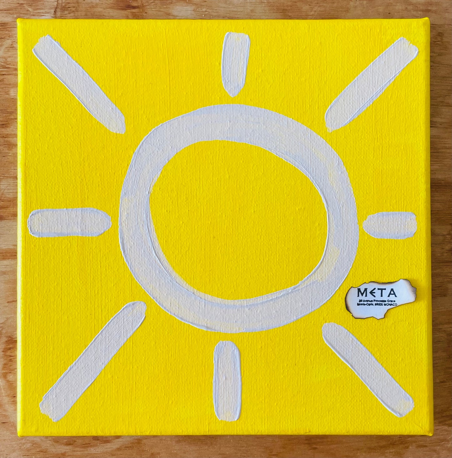 Sunshine Painting, 20x20cm