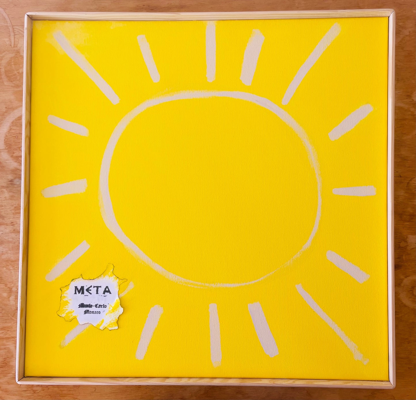 Sunshine Painting, 50x50cm