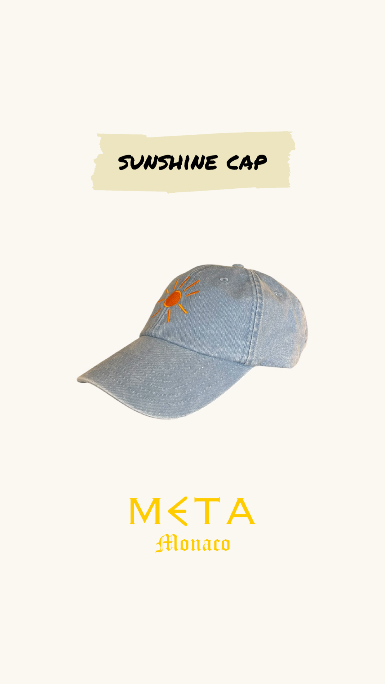 Sunshine Cap, blue