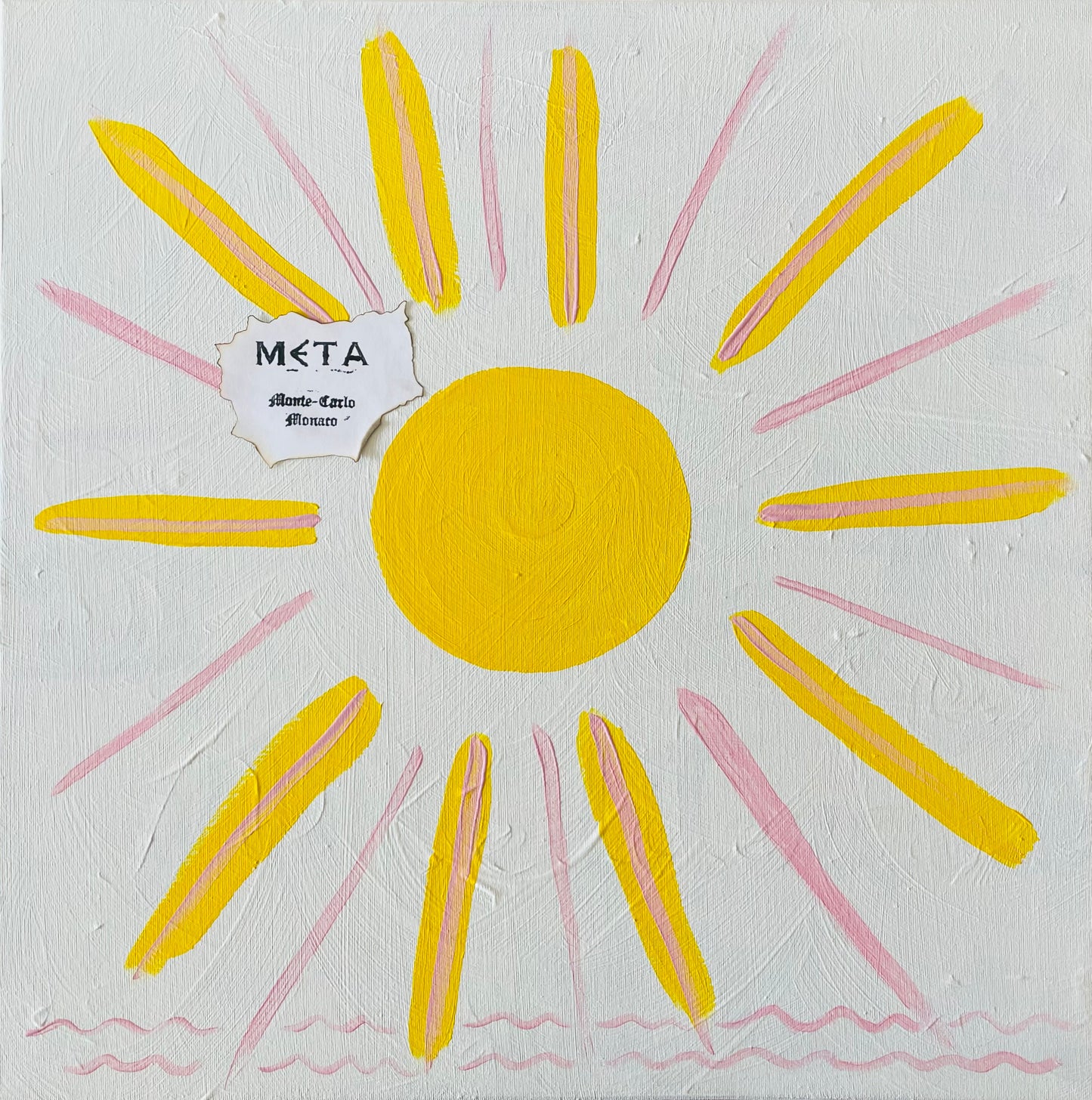 Sunshine Painting, 50x50cm