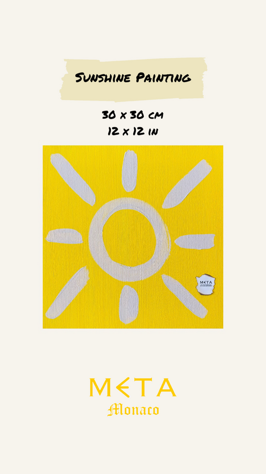 Sunshine Painting, 30x30cm