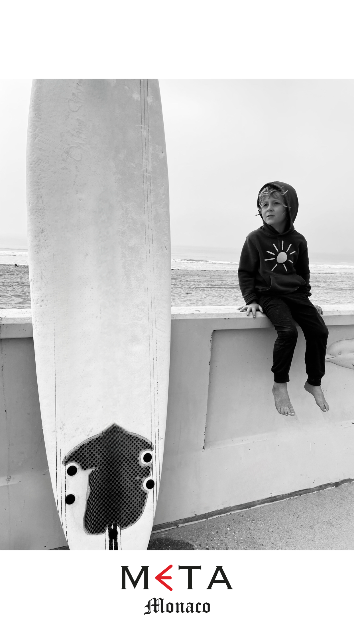 Kids Hoodie Sun, Royal Bleu