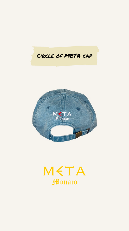 Circle of META cap, light blue