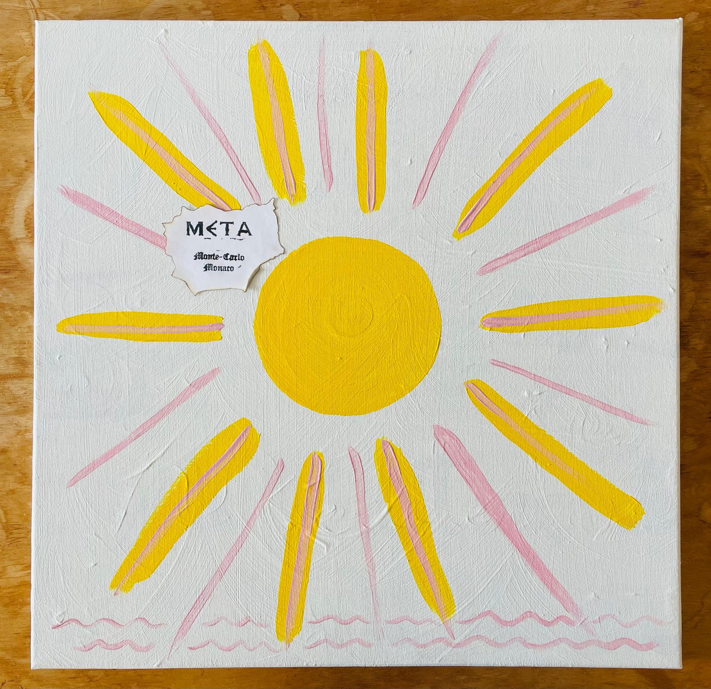 Sunshine Painting, 50x50cm