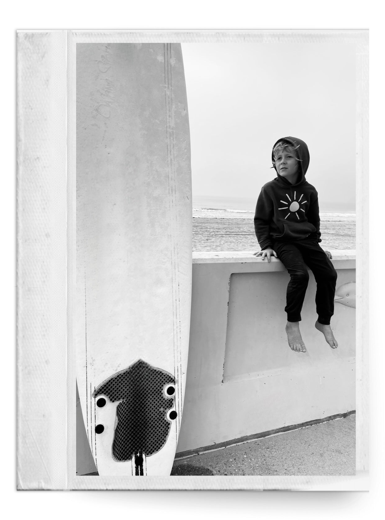 Kids Hoodie Sun, Royal Bleu