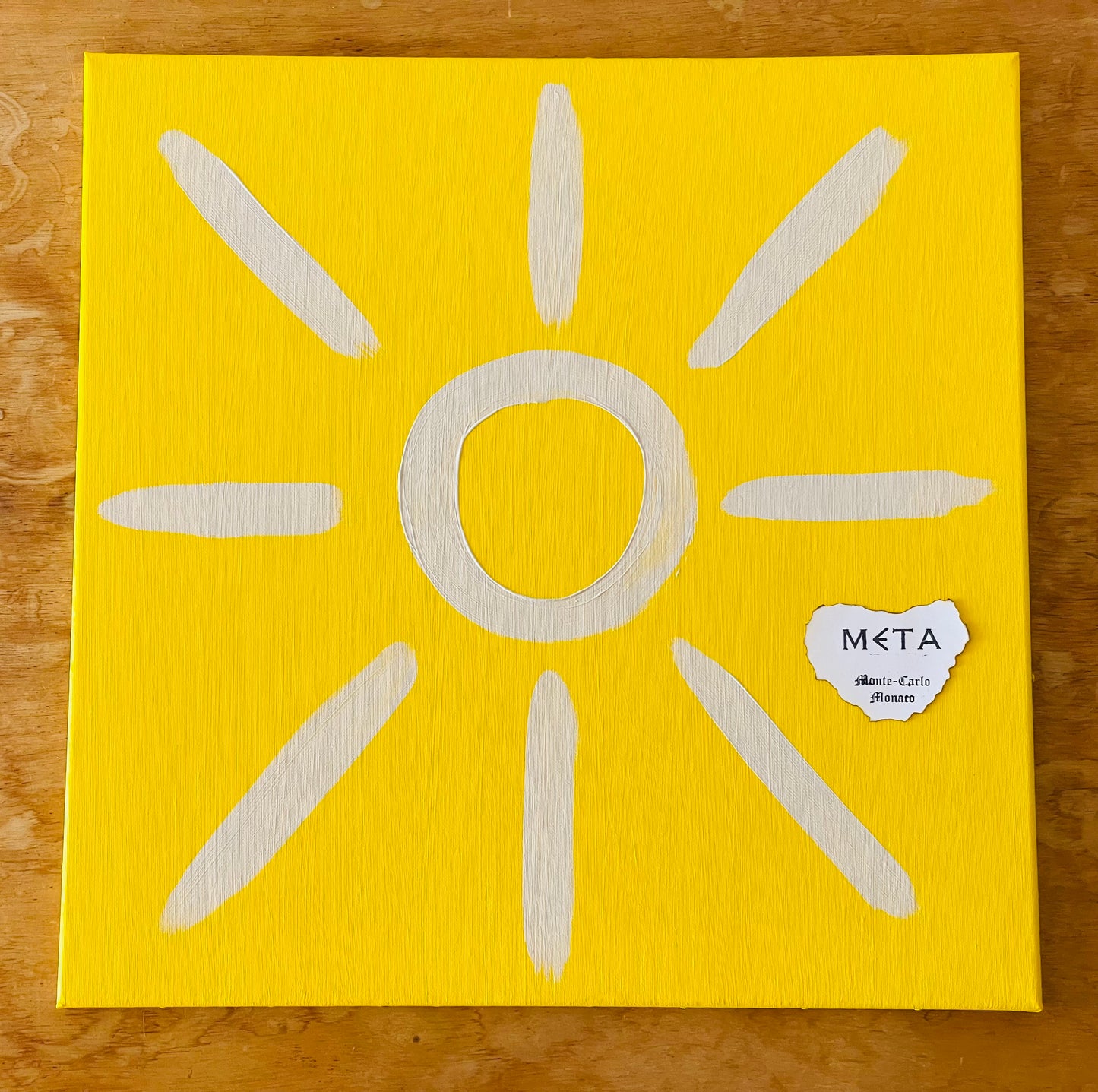 Sunshine Painting, 50x50cm