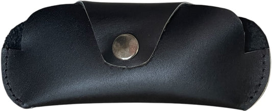 Black Leather Eyewear Case