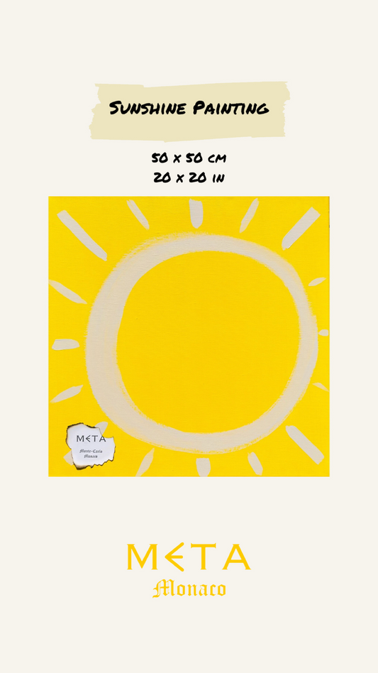 Sunshine Painting, 50x50cm