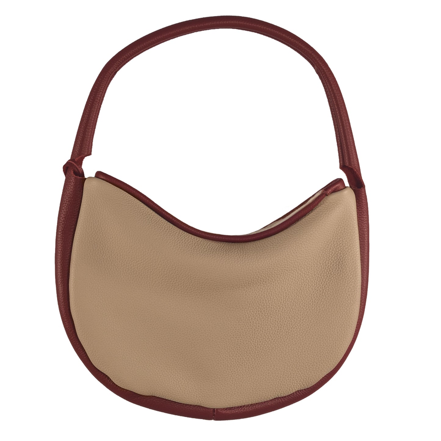 Le Petit Cercle Leather Purse with Coral Charm