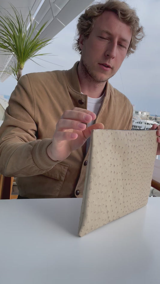 Document Holder Leather Pouch, Large