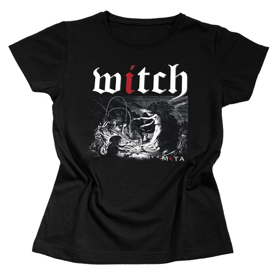 T-Shirt Witch, Black