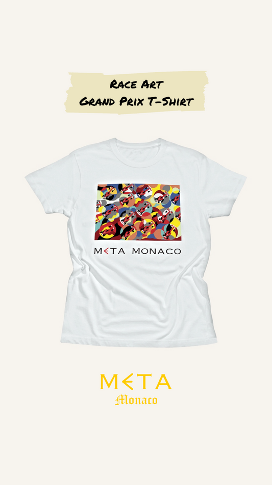 Grand Prix Race Art T-Shirt White