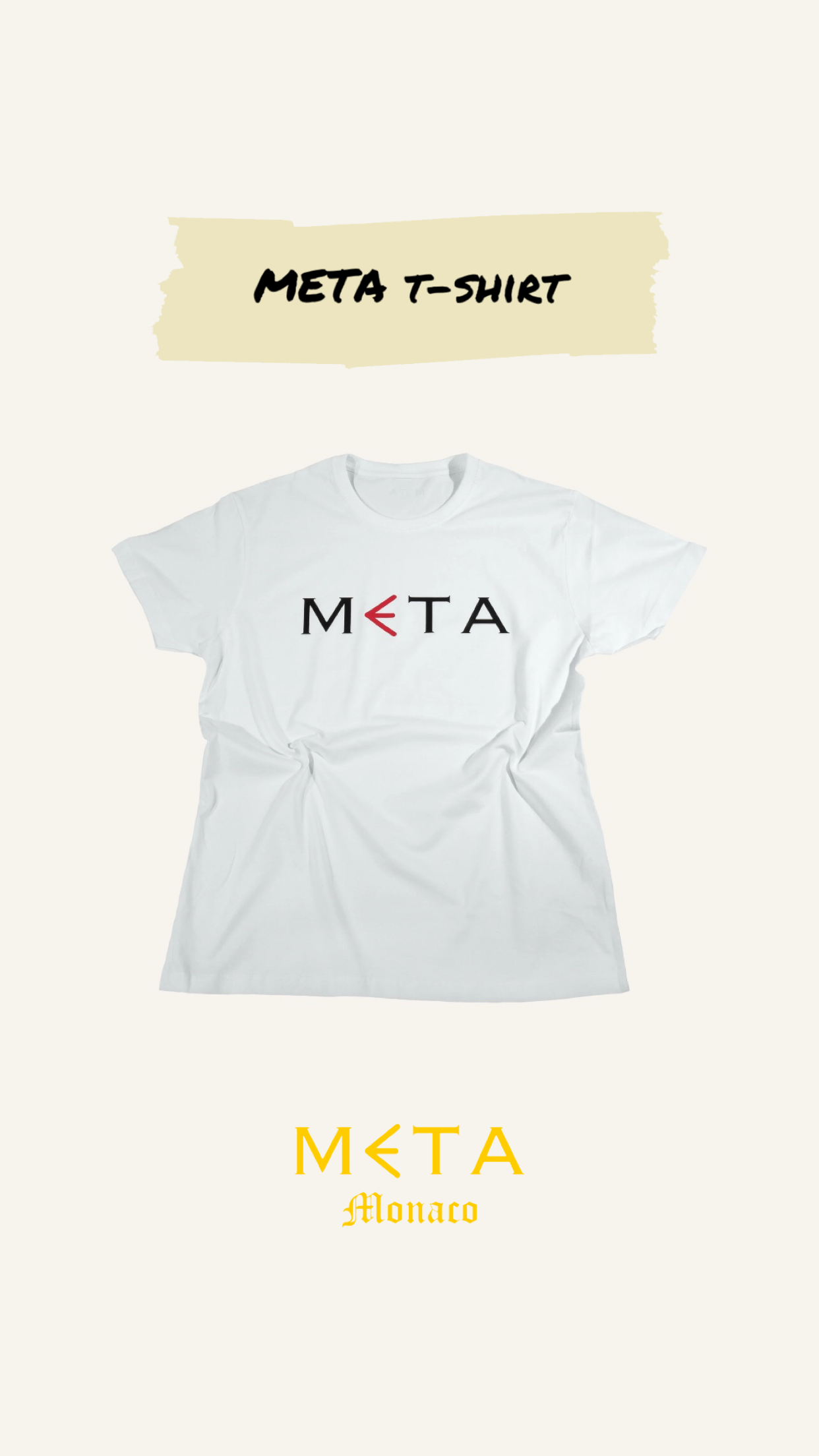 META T-Shirt White