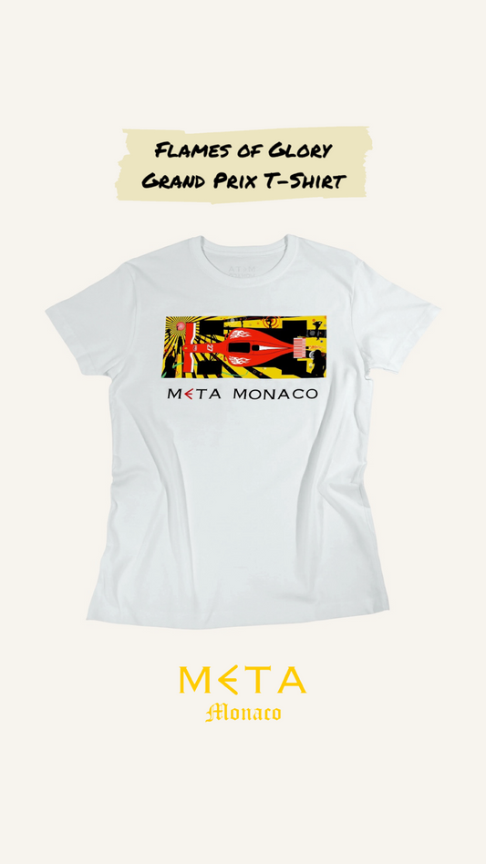 Grand Prix Flames of Glory T-Shirt White