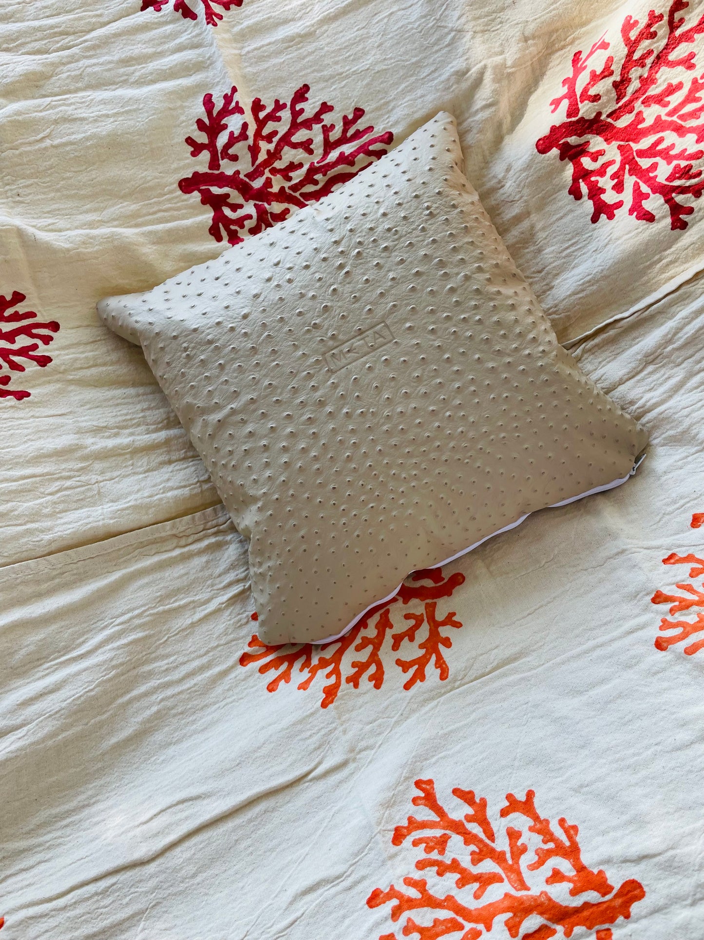 Leather Throw Pillow