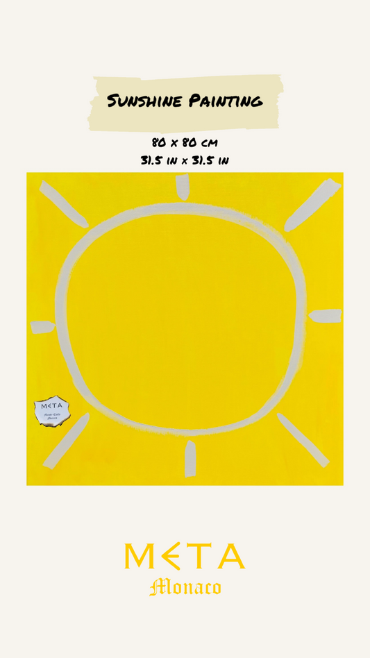 Sunshine Painting, 80x80cm