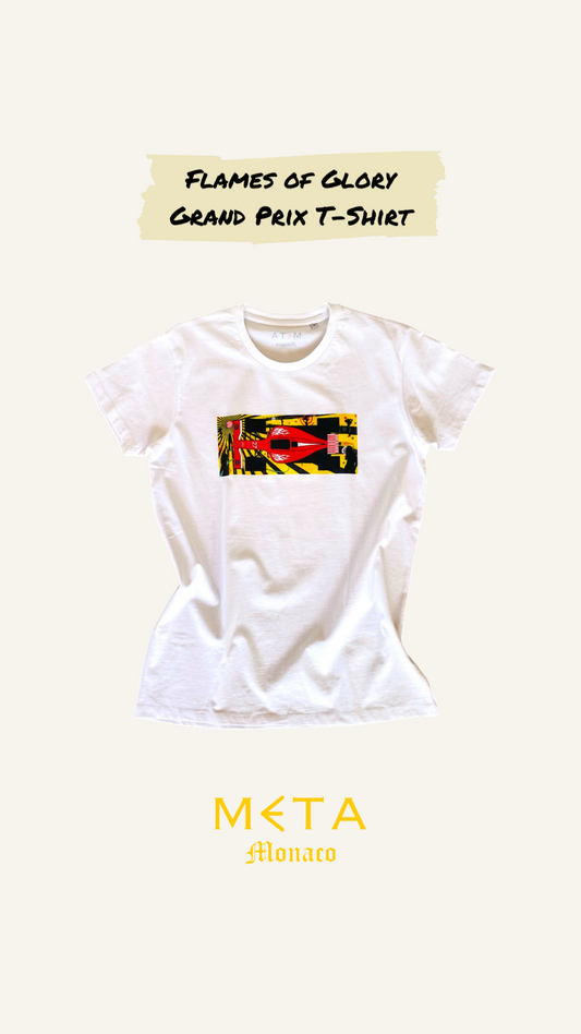 Grand Prix Flames of Glory T-Shirt White