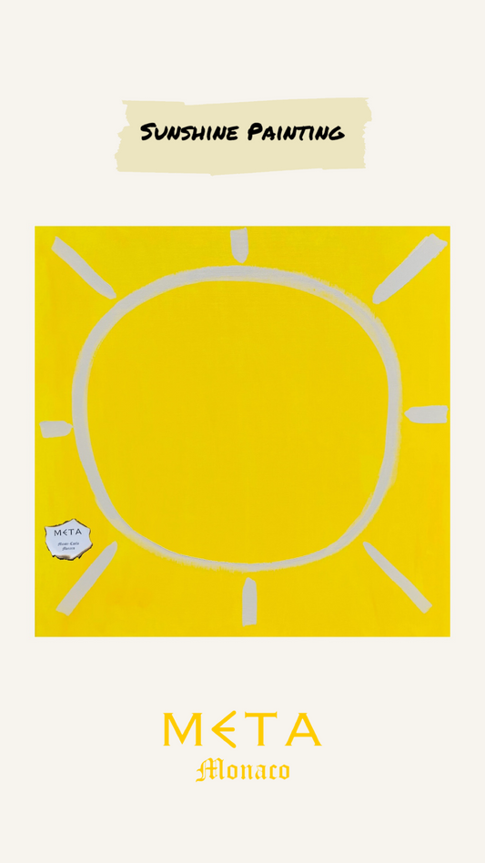 Sunshine Painting, 80x80cm
