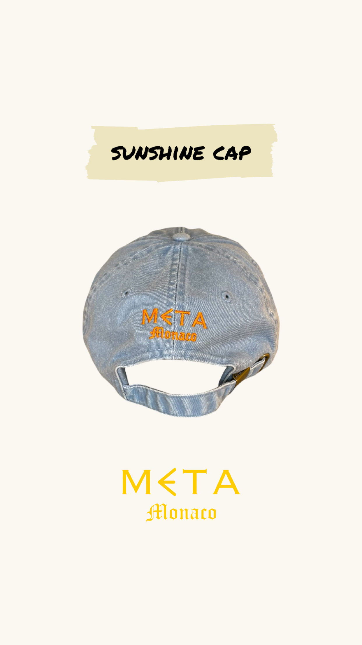 Sunshine Cap, blue