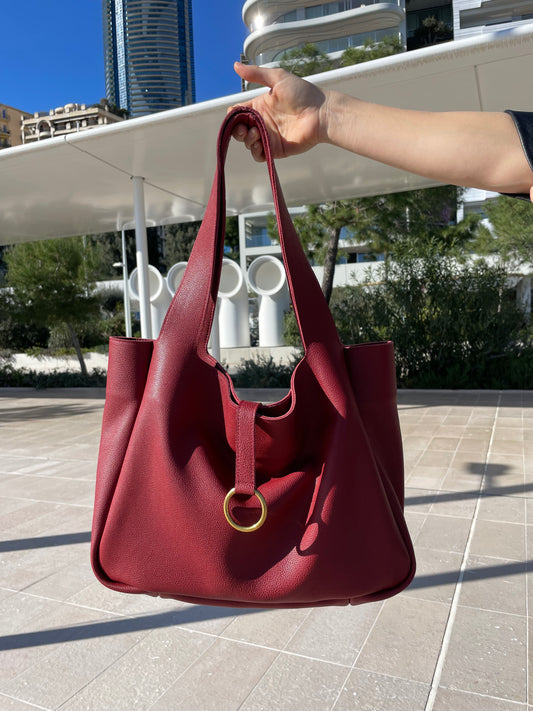 The Kiss and Fly Leather Purse