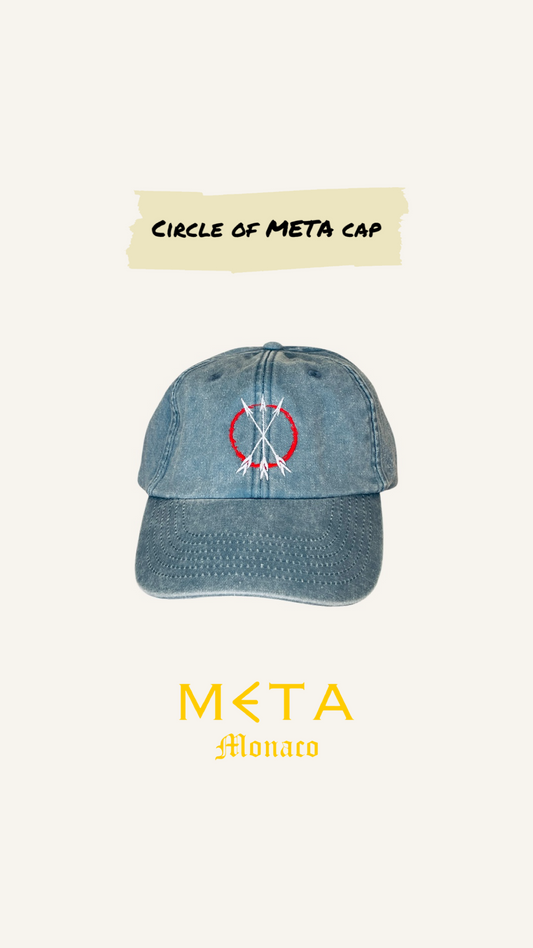 Circle of META cap, light blue
