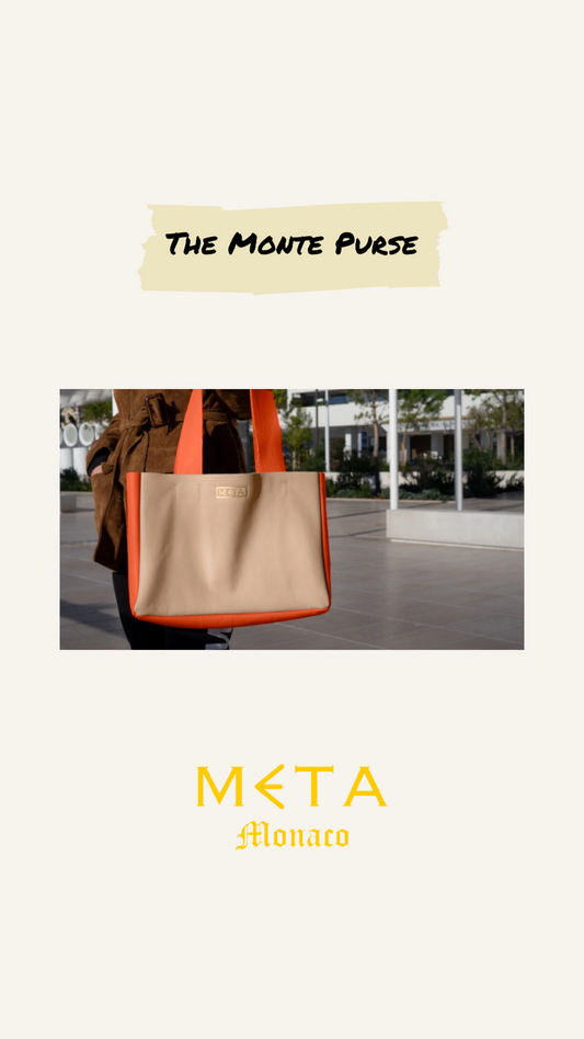 The Monte Leather Tote Bag Purse
