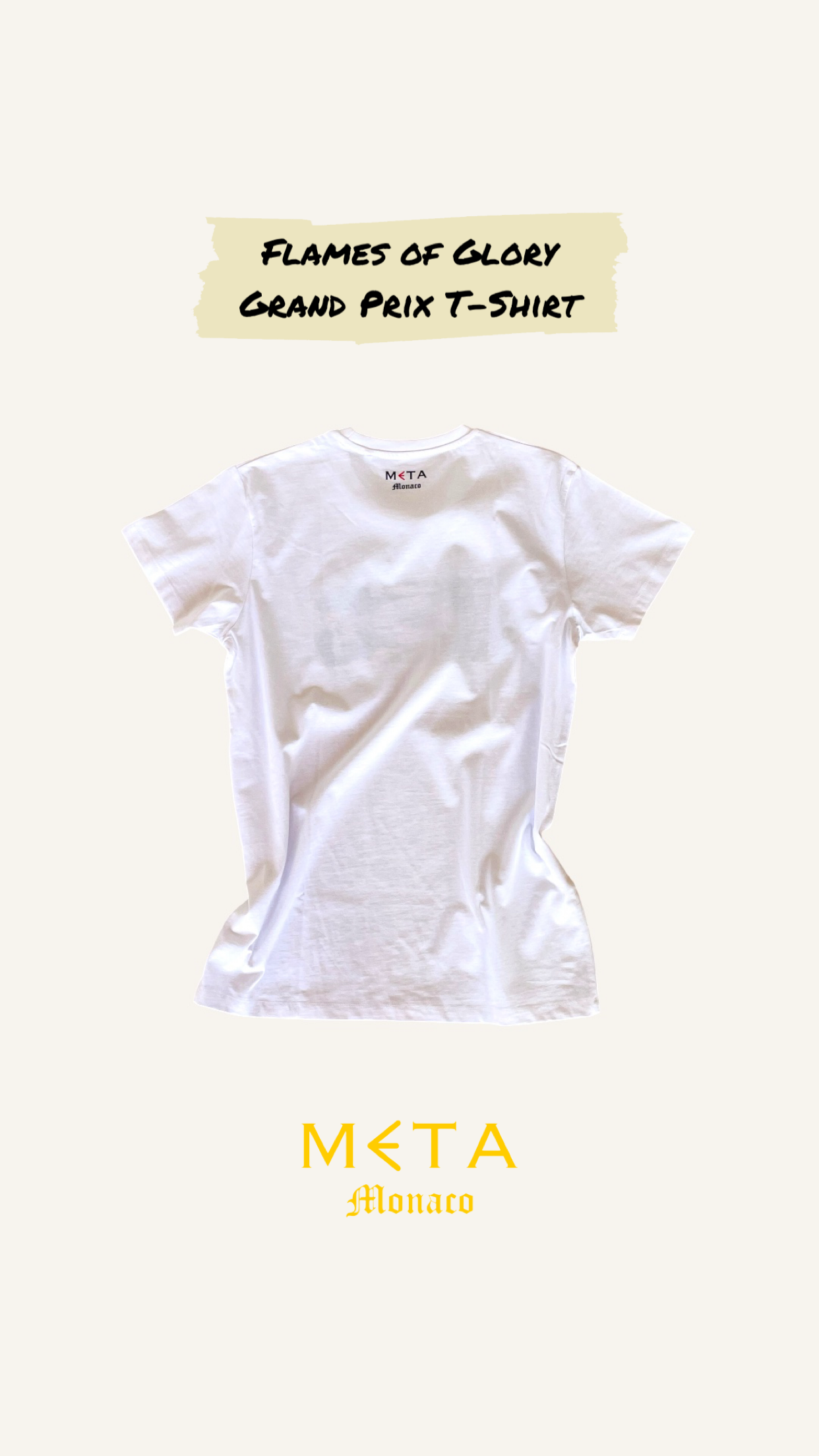 Grand Prix Flames of Glory T-Shirt White