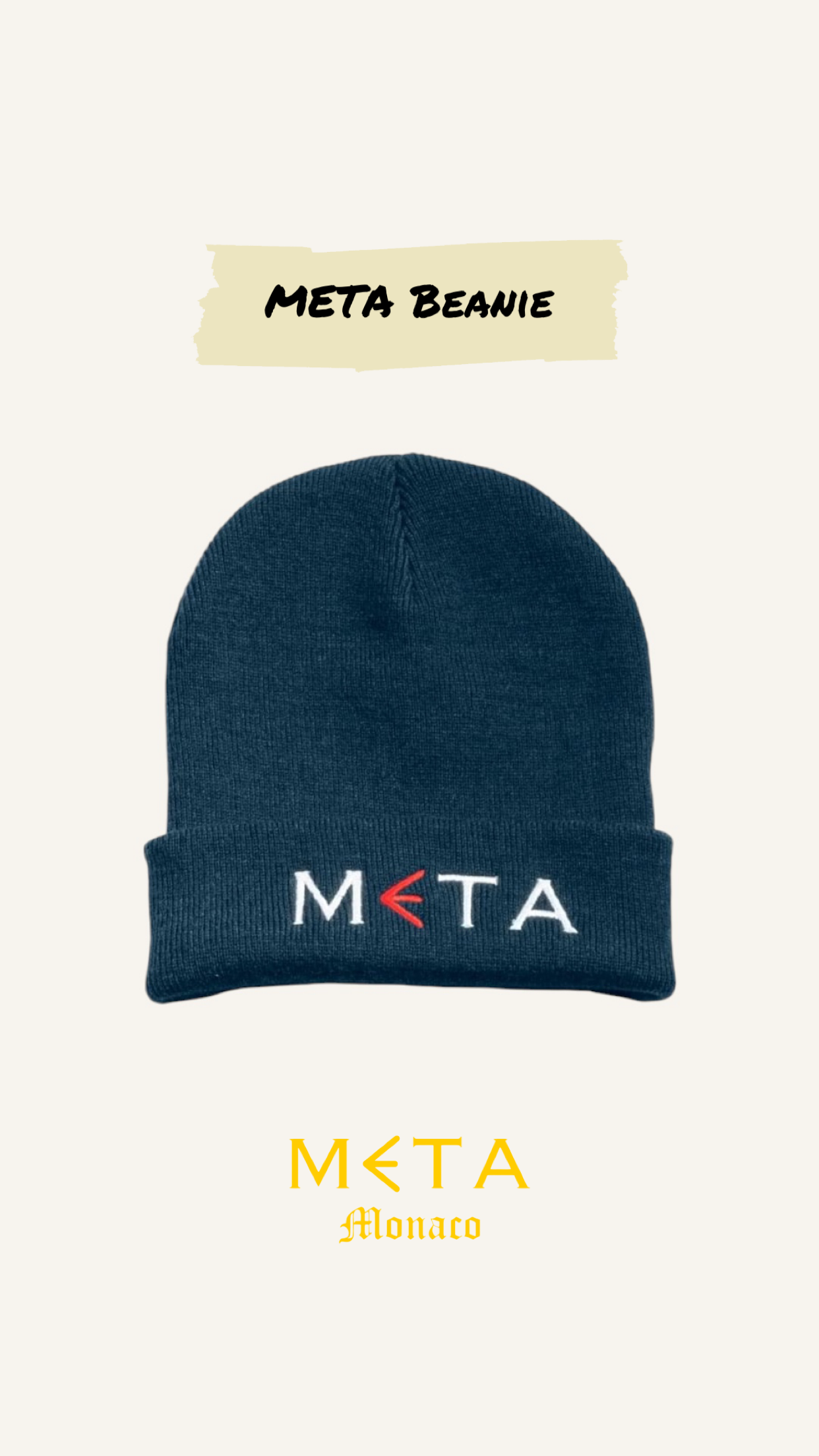 Beanie, Navy Blue