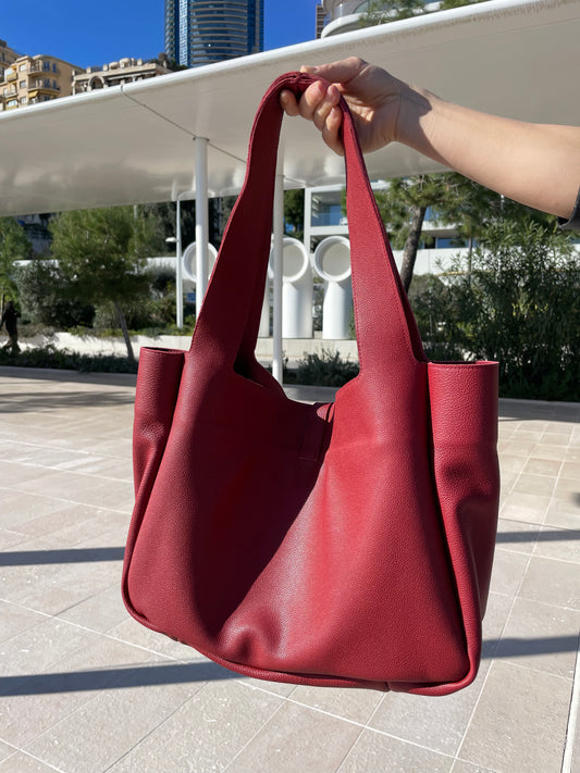 The Kiss and Fly Leather Purse