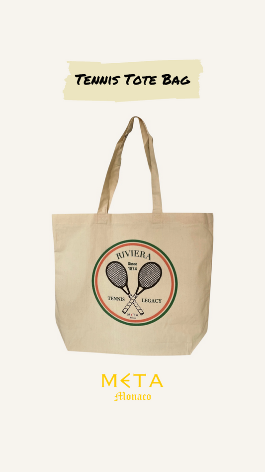 Riviera Tennis Legacy Cotton Tote Bag