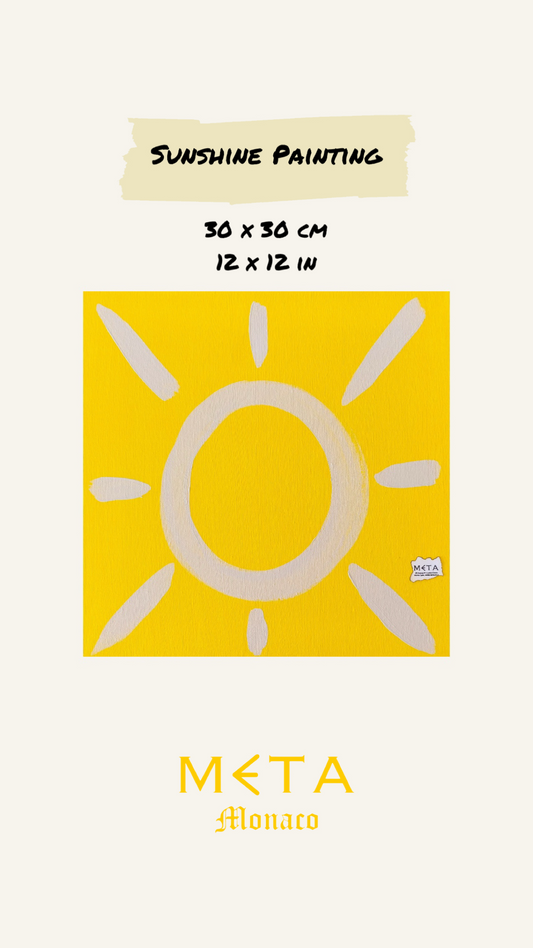 Sunshine Painting, 30x30cm
