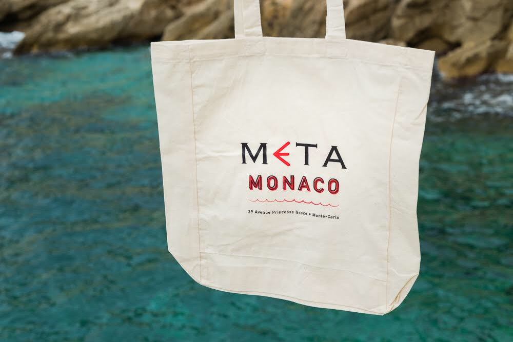 The META Monaco Canvas Tote Bag