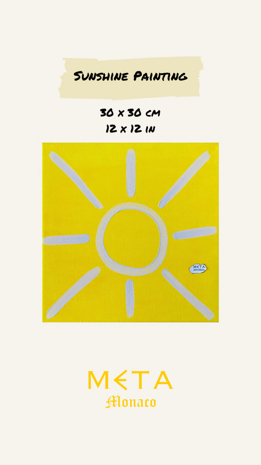 Sunshine Painting, 30x30cm