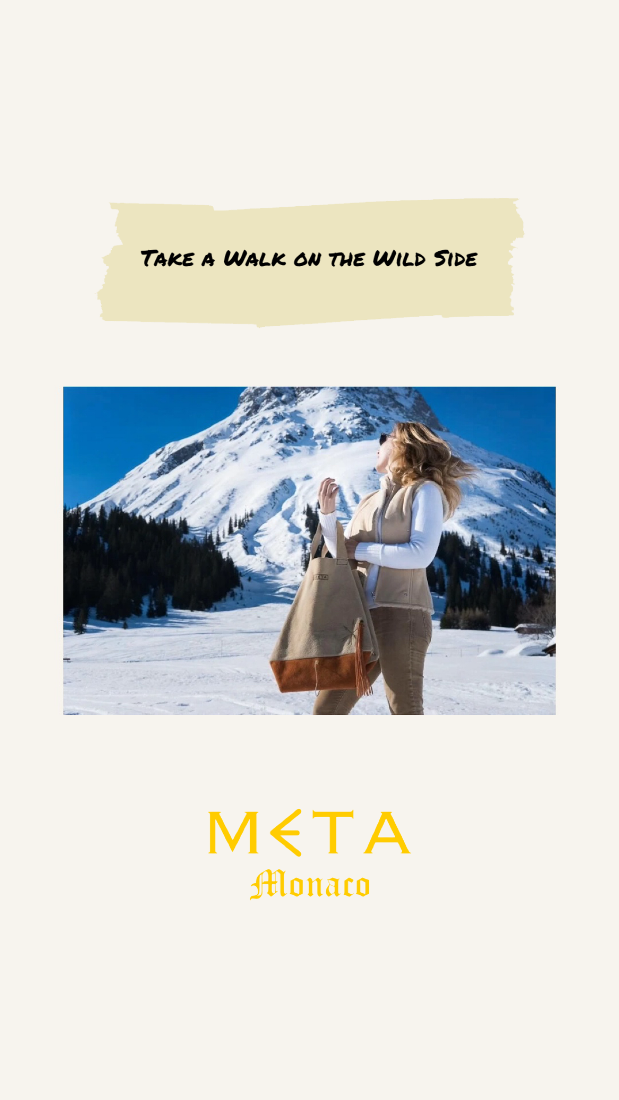 Take a Walk on the Wild Side Suede Leather Bag