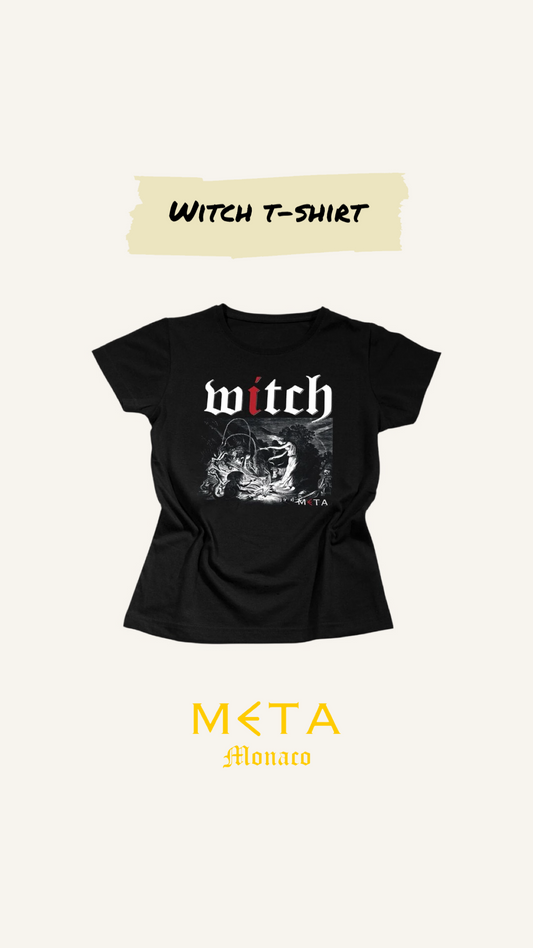 T-Shirt Witch, Black