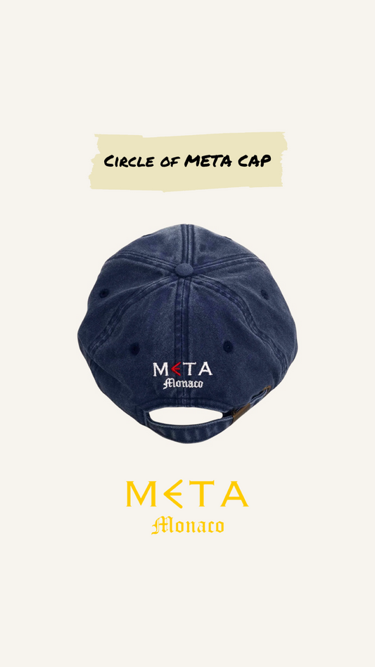 Circle of META Cap, navy blue