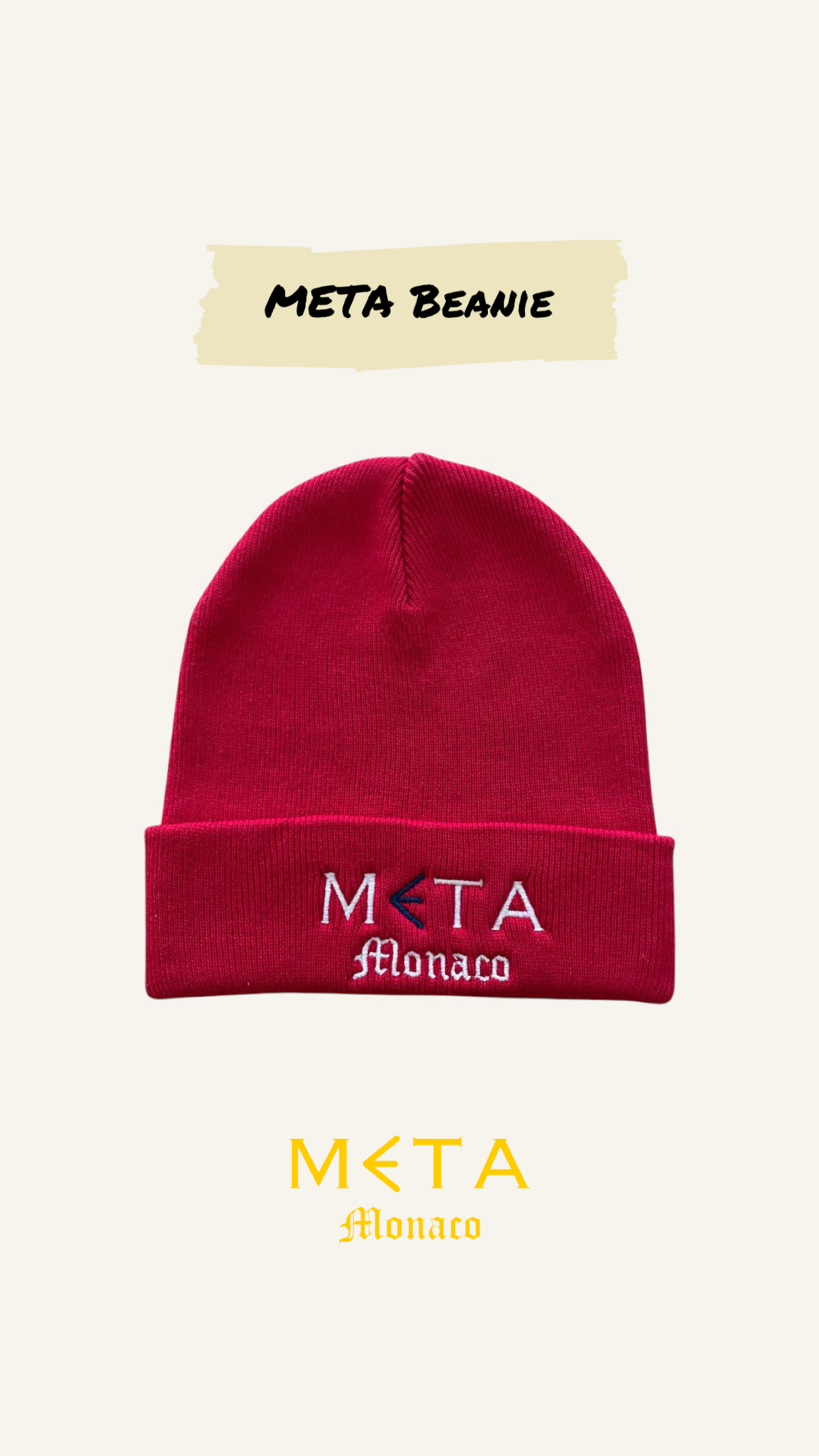 Beanie, Red