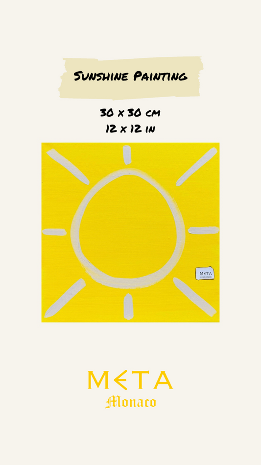 Sunshine Painting, 30x30cm