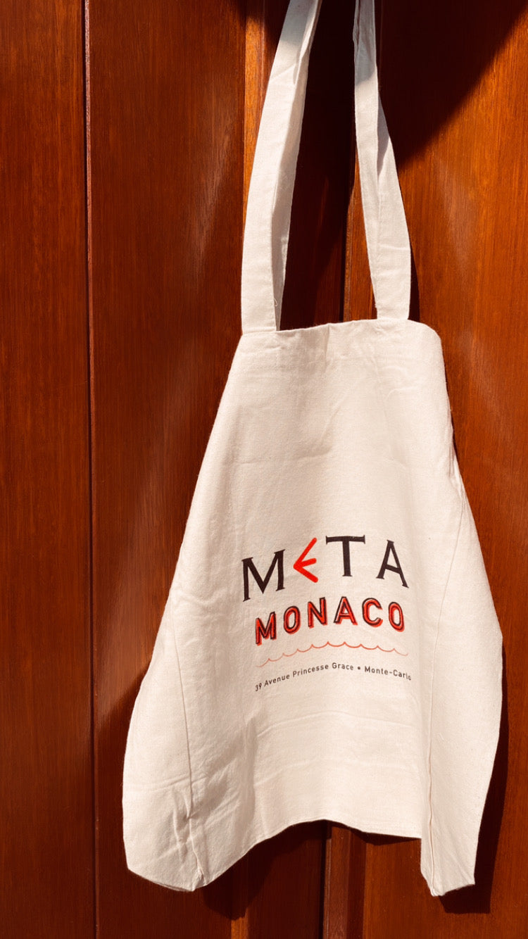 The META Monaco Canvas Tote Bag