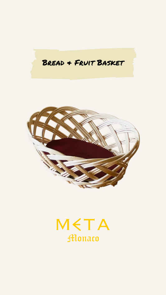 Bread & Fruit Wicker Basket